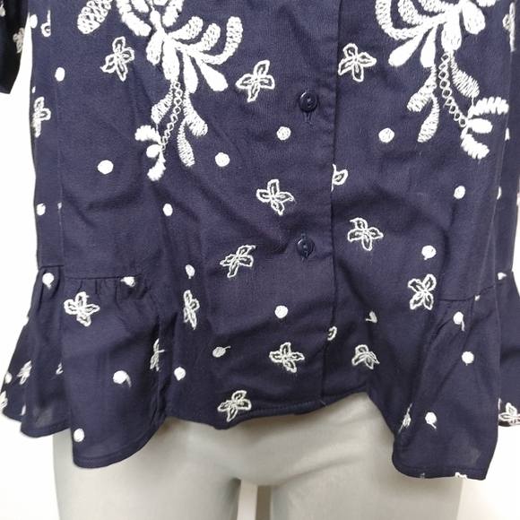 ZARA embroidered top size L - Picture 5 of 11